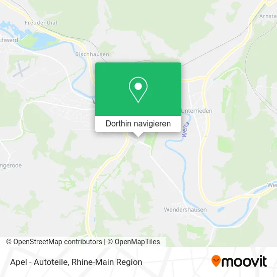 Apel - Autoteile Karte