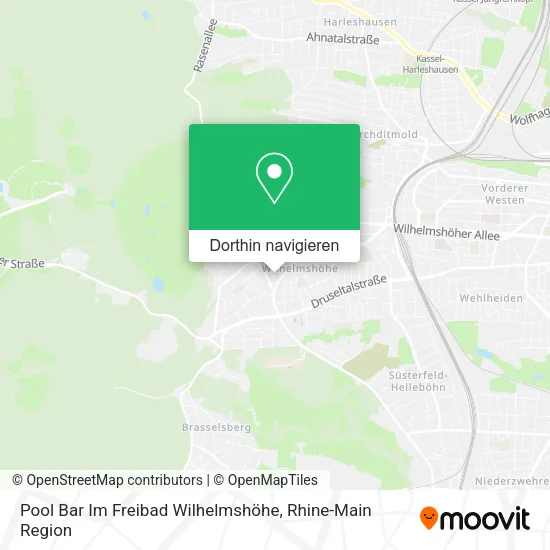 Pool Bar Im Freibad Wilhelmshöhe Karte