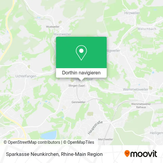 Sparkasse Neunkirchen Karte