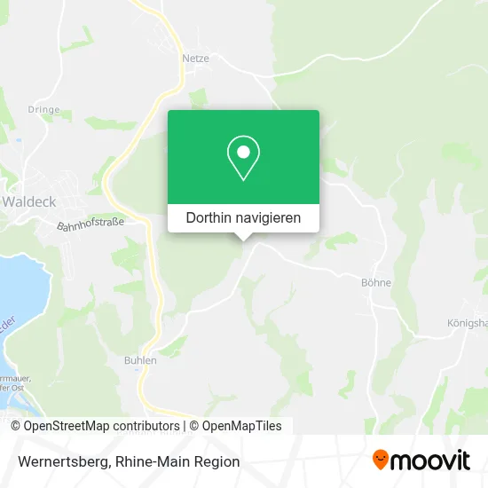 Wernertsberg Karte