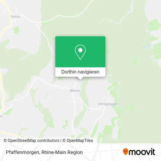 Pfaffenmorgen Karte