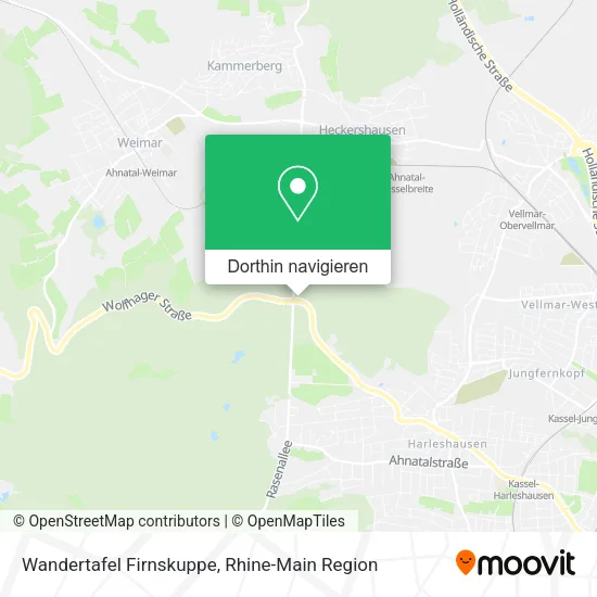 Wandertafel Firnskuppe Karte