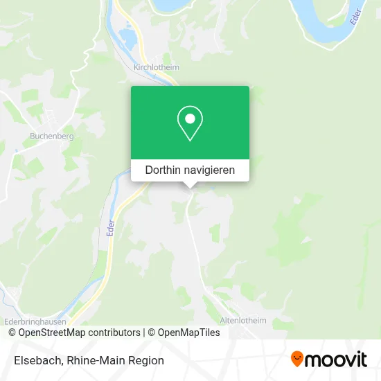 Elsebach Karte