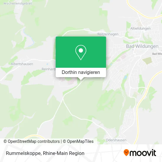 Rummelskoppe Karte