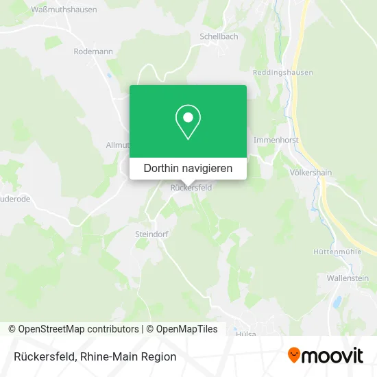 Rückersfeld Karte