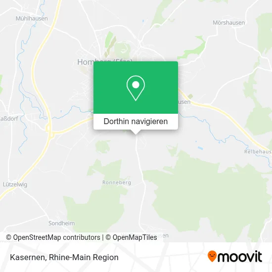 Kasernen Karte