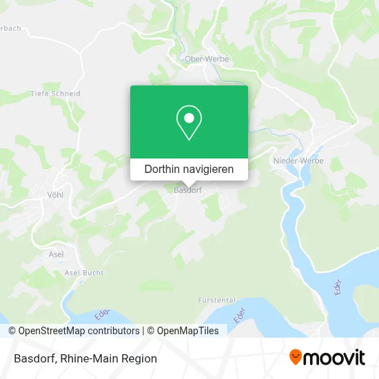 Basdorf Karte