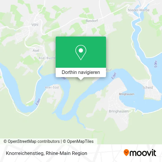 Knorreichenstieg Karte