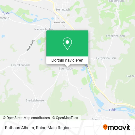 Rathaus Alheim Karte