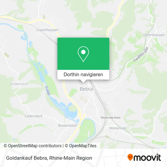 Goldankauf Bebra Karte