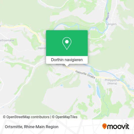 Ortsmitte Karte