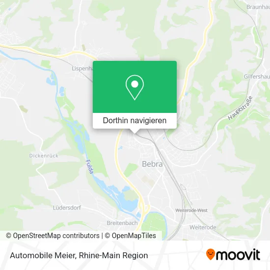 Automobile Meier Karte