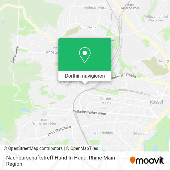 Nachbarschaftstreff Hand In Hand Karte