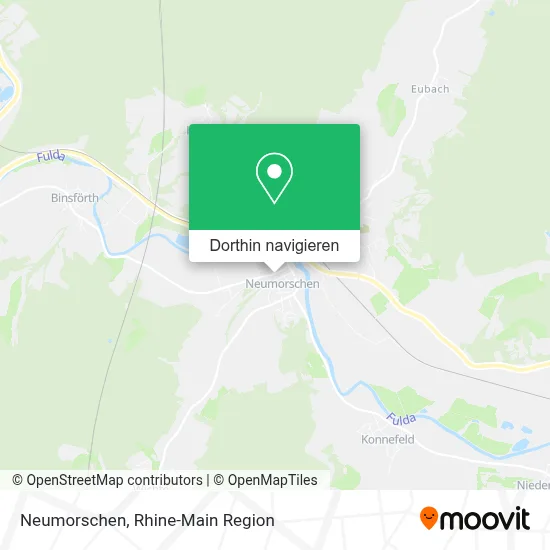 Neumorschen Karte