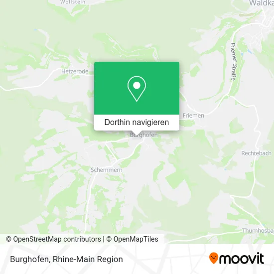Burghofen Karte