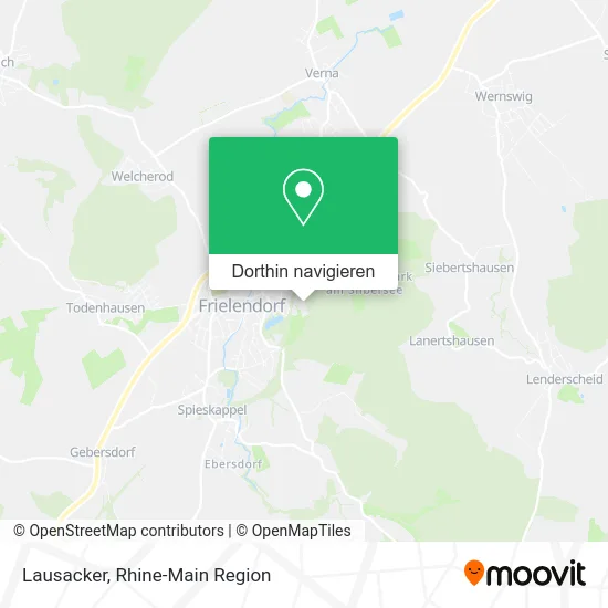 Lausacker Karte