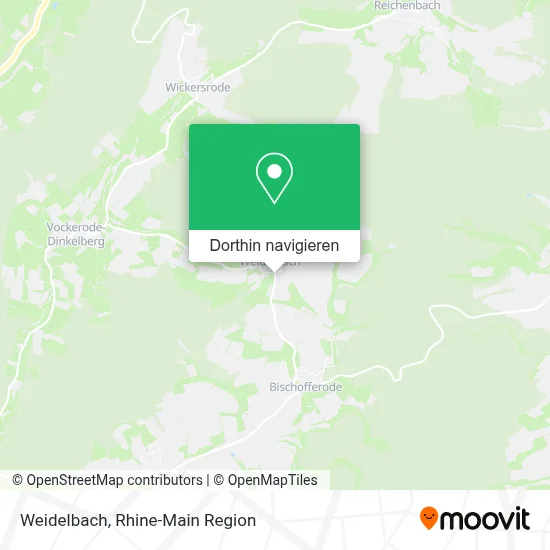 Weidelbach Karte