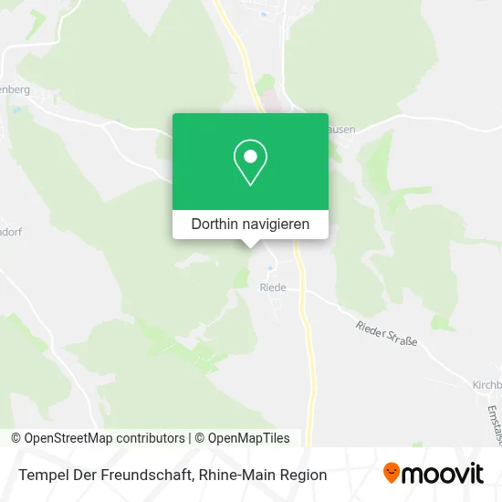 Tempel Der Freundschaft Karte