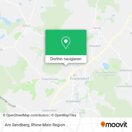 Am Sendberg Karte