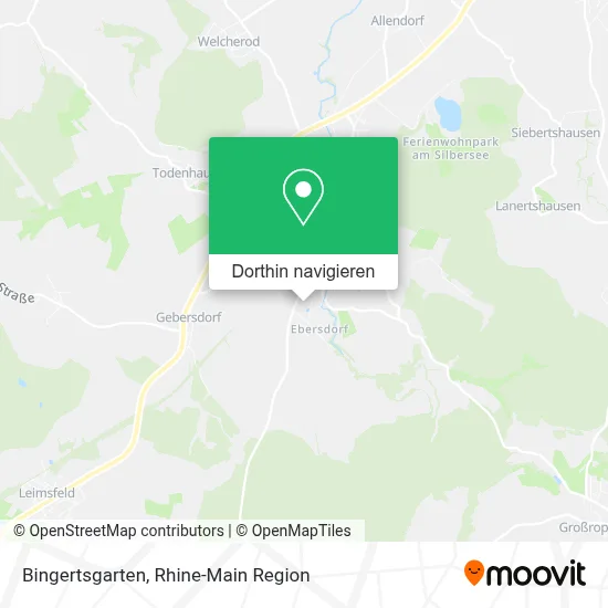 Bingertsgarten Karte