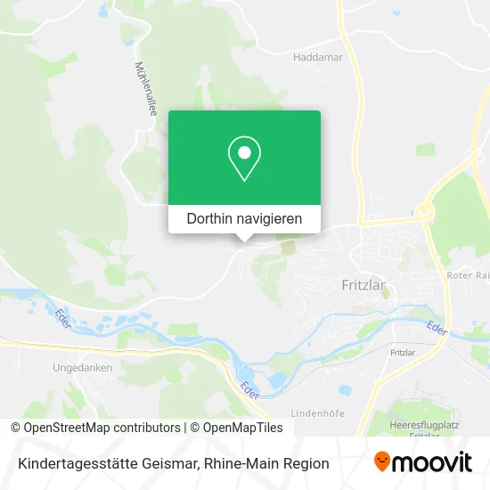 Kindertagesstätte Geismar Karte