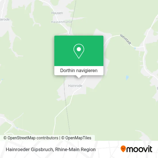 Hainroeder Gipsbruch Karte