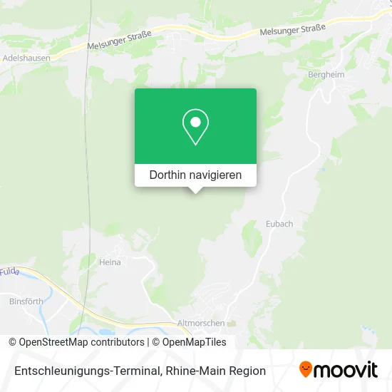 Entschleunigungs-Terminal Karte