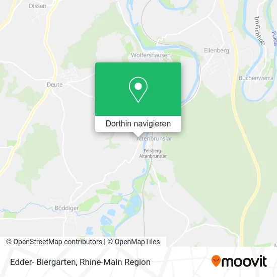 Edder- Biergarten Karte