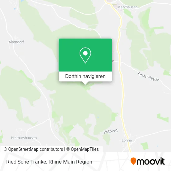 Ried'Sche Tränke Karte