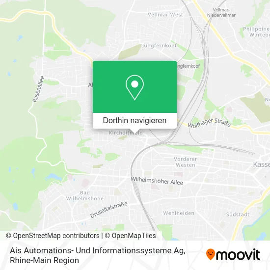 Ais Automations- Und Informationssysteme Ag Karte