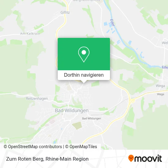 Zum Roten Berg Karte