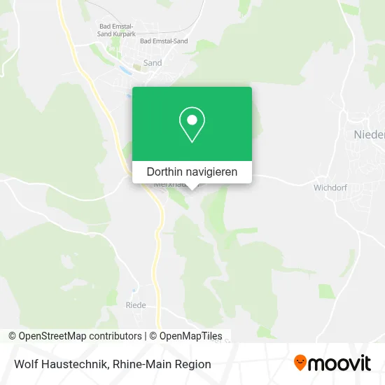 Wolf Haustechnik Karte