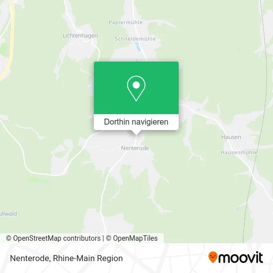 Nenterode Karte