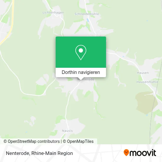 Nenterode Karte