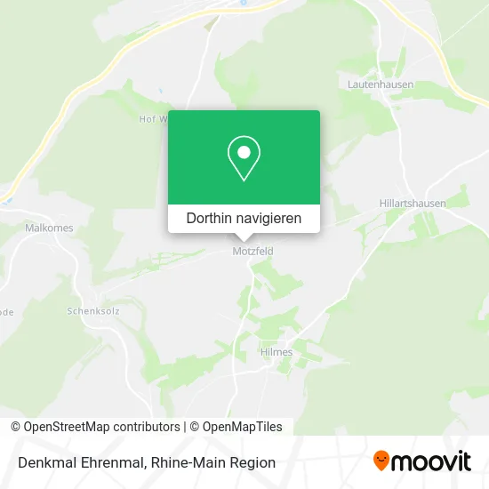 Denkmal Ehrenmal Karte