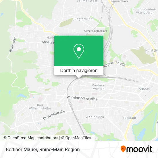 Berliner Mauer Karte