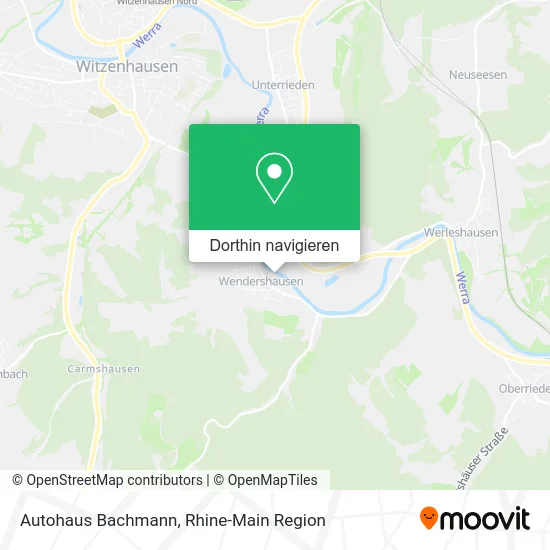 Autohaus Bachmann Karte