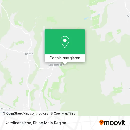 Karolineneiche Karte
