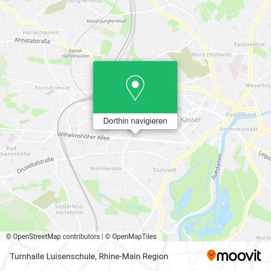 Turnhalle Luisenschule Karte