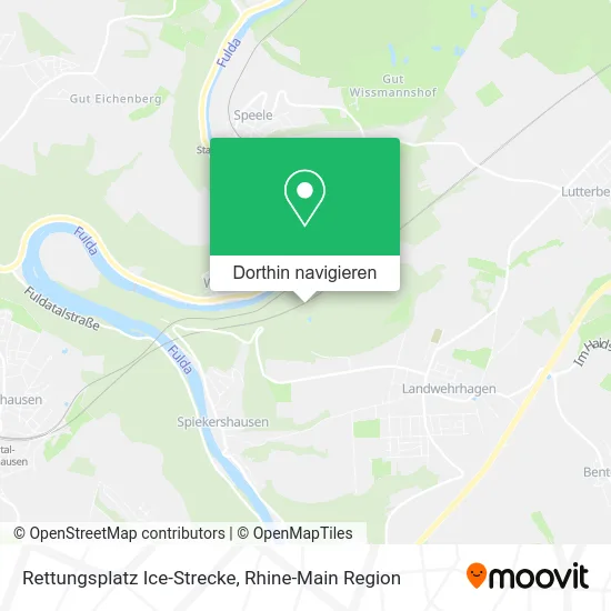 Rettungsplatz Ice-Strecke Karte