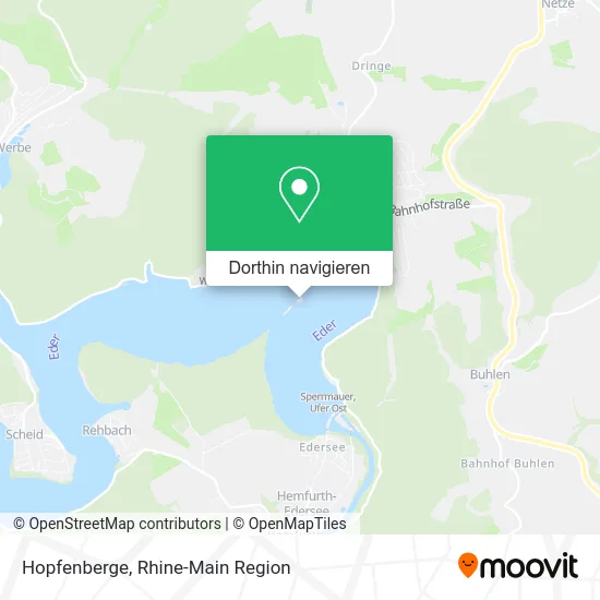 Hopfenberge Karte