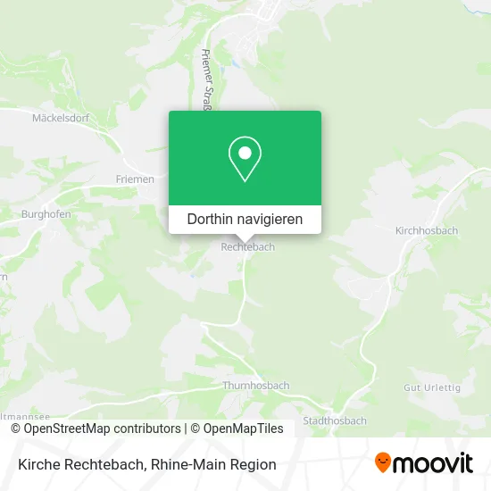Kirche Rechtebach Karte