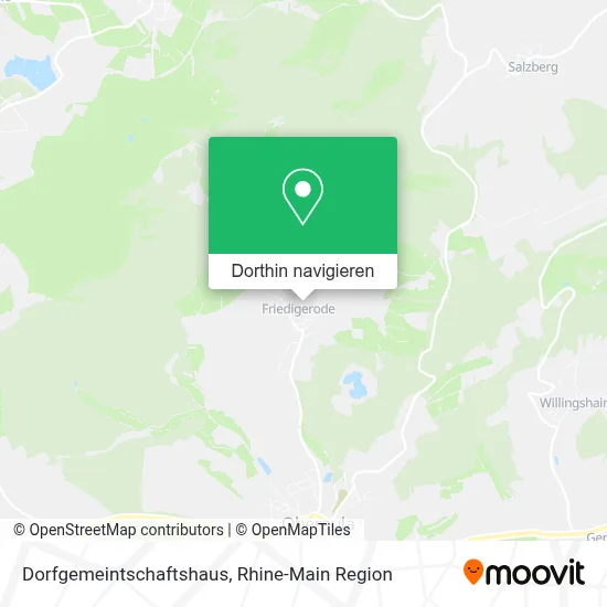 Dorfgemeintschaftshaus Karte