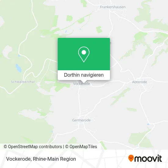 Vockerode Karte