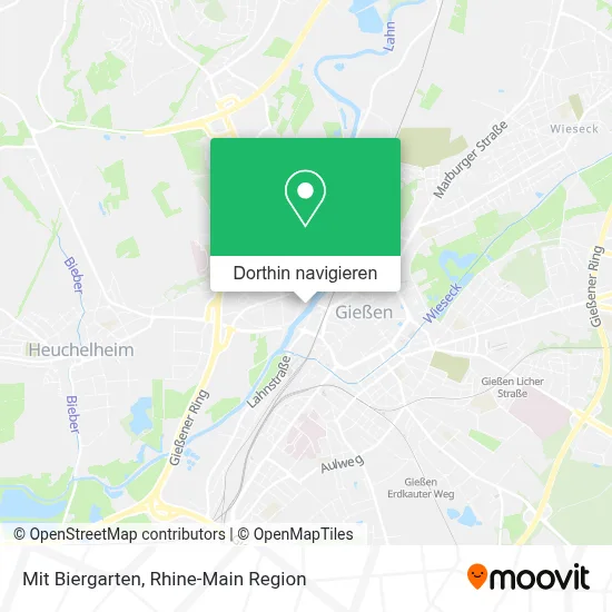 Mit Biergarten Karte