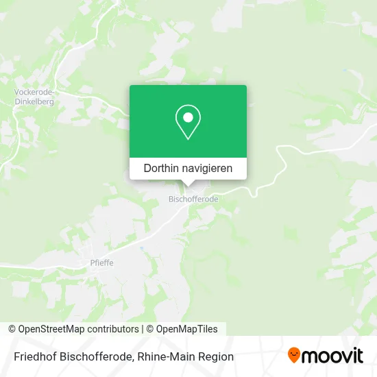 Friedhof Bischofferode Karte