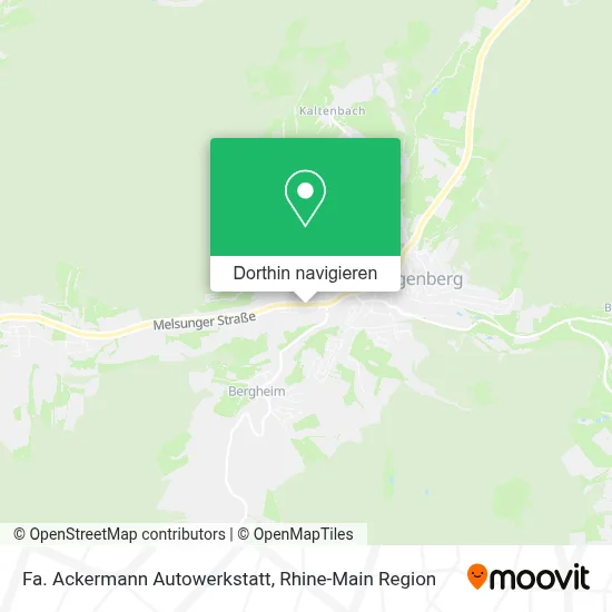 Fa. Ackermann Autowerkstatt Karte