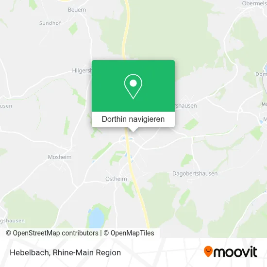 Hebelbach Karte