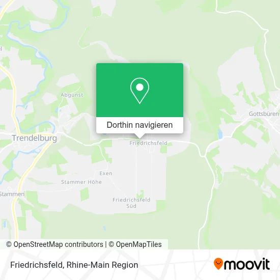 Friedrichsfeld Karte