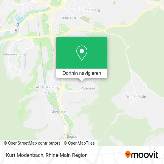 Kurt Modenbach Karte
